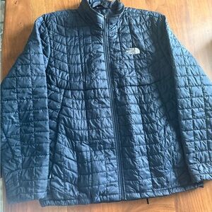The North Face Men’s Dark Blue Quilted Puffer Jacket